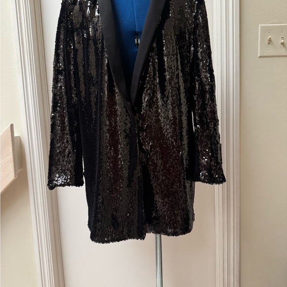 Black Sequin Blazer - Picture 9 of 9